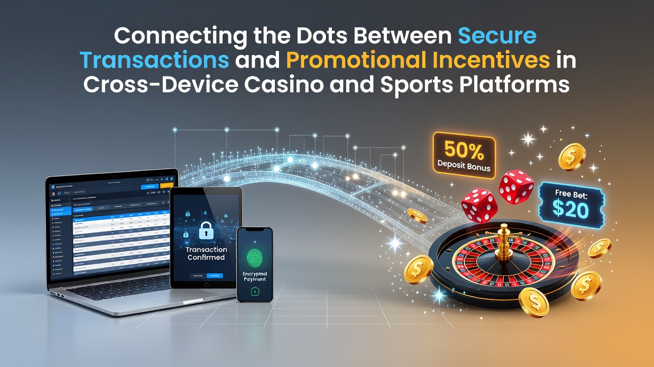 Illustratie van beveiligde betalingssystemen en bonusstructuren in mobiele casino- en sportplatforms