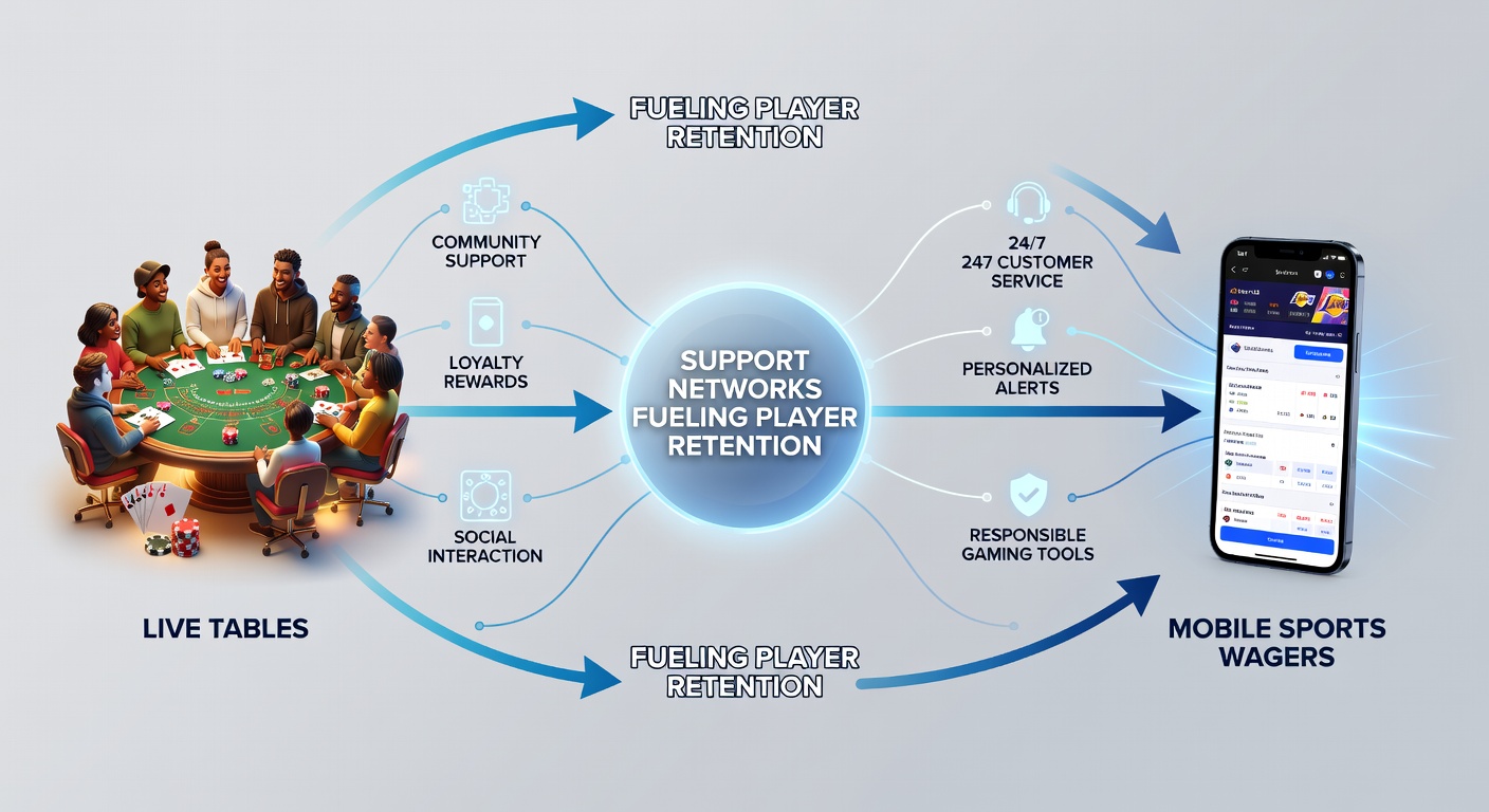 Mobiele support die retentie bevordert bij sportweddenschappen en live spellen