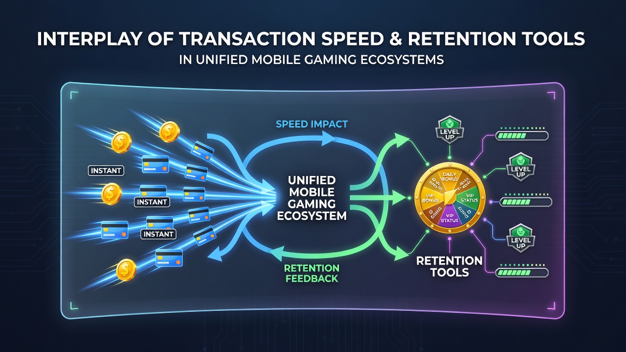 Mobiele gaming apps met snelle transacties en retentietools in een uniform ecosysteem